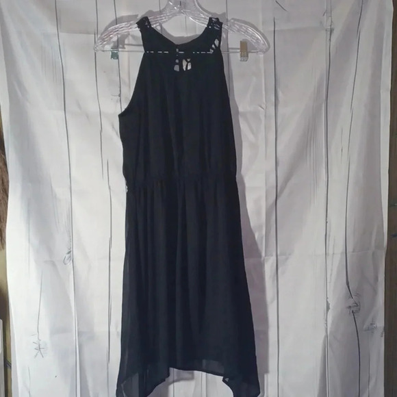 No Boundaries Dresses & Skirts - No Boundaries Sleeveless Halter Style Chiffon black dress